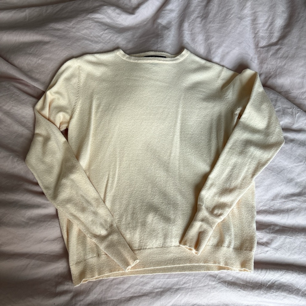 Lulu's Soft Crewneck Sweater in Cream